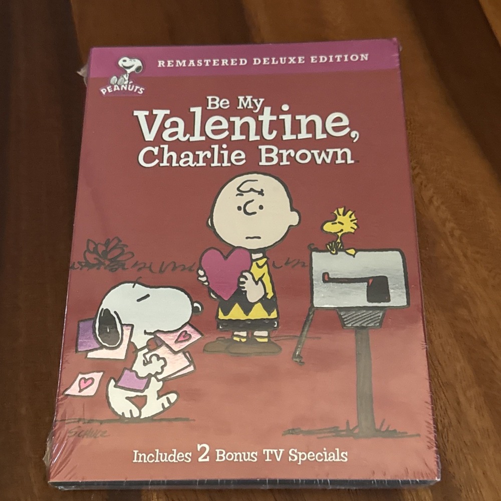Be My Valentine Charlie Brown DVD New Sealed Remastered‎ Deluxe Peanuts Snoopy